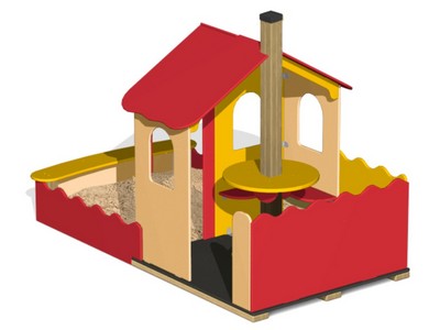 Домик-беседка Живописное побережье