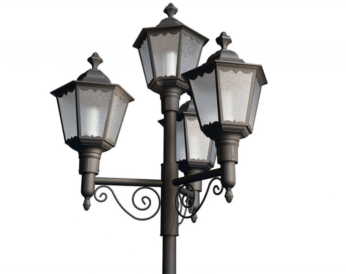 Фонарь уличный Пушкин мини 1 (комплект) - вид 4