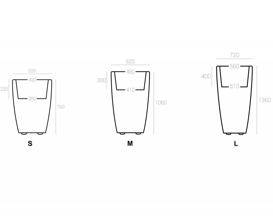Кашпо Linea S-L - вид 5