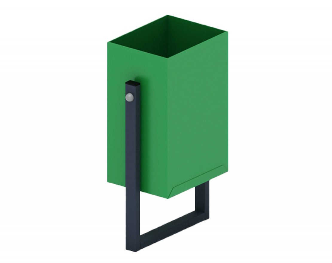 Урна Символ 5 прямоугольная - вид 3